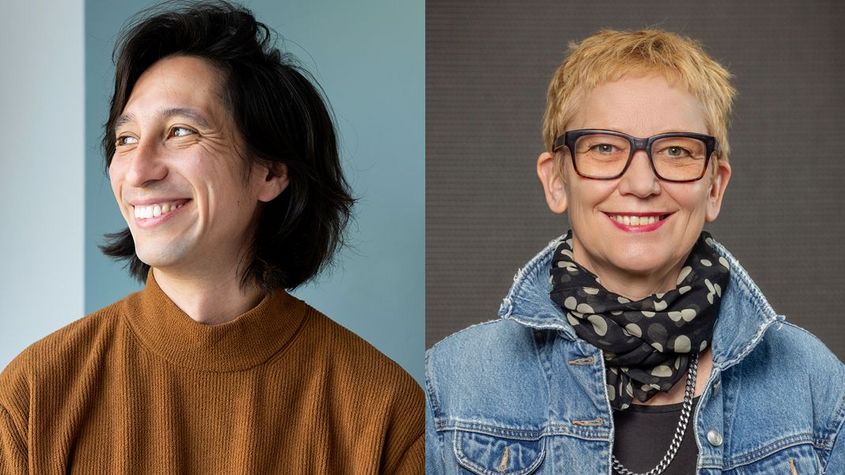 Portraits of Julian Ross and Stefanie Schulte Strathaus