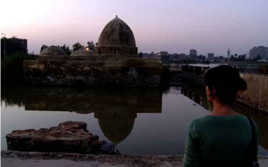 Filmstill from AL-KHOROUG LEL-NAHAR (Coming Forth by Day) by Hala Lotfy